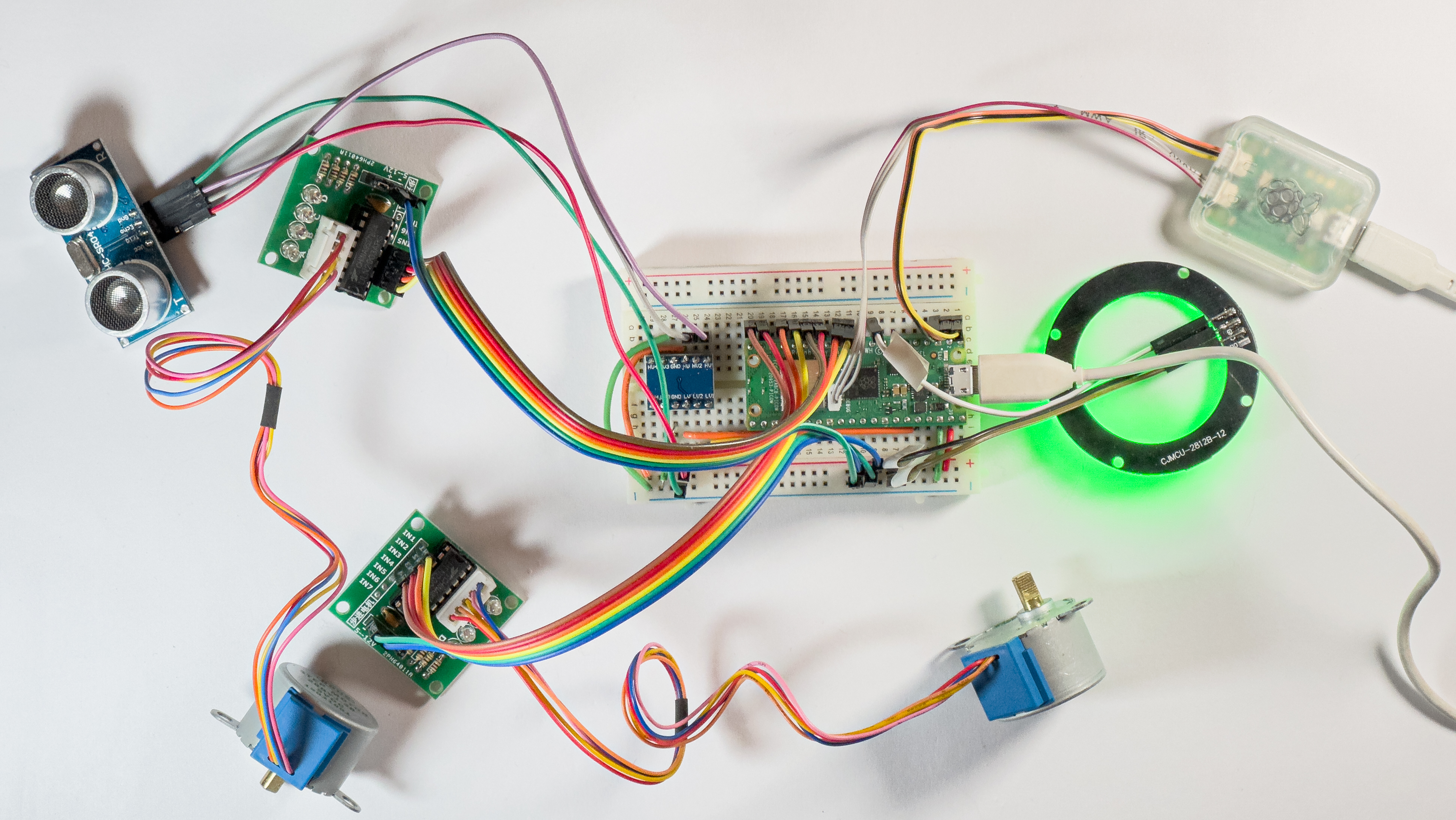 Circuit diagram of basic Hull Pixelbot